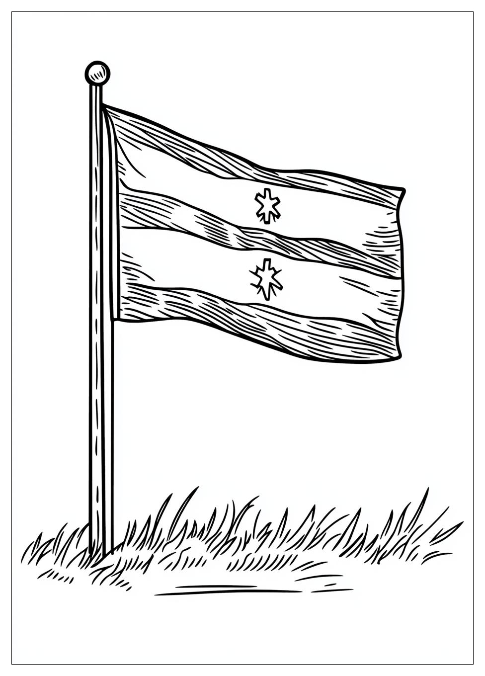 Német Zászló Színező 18
