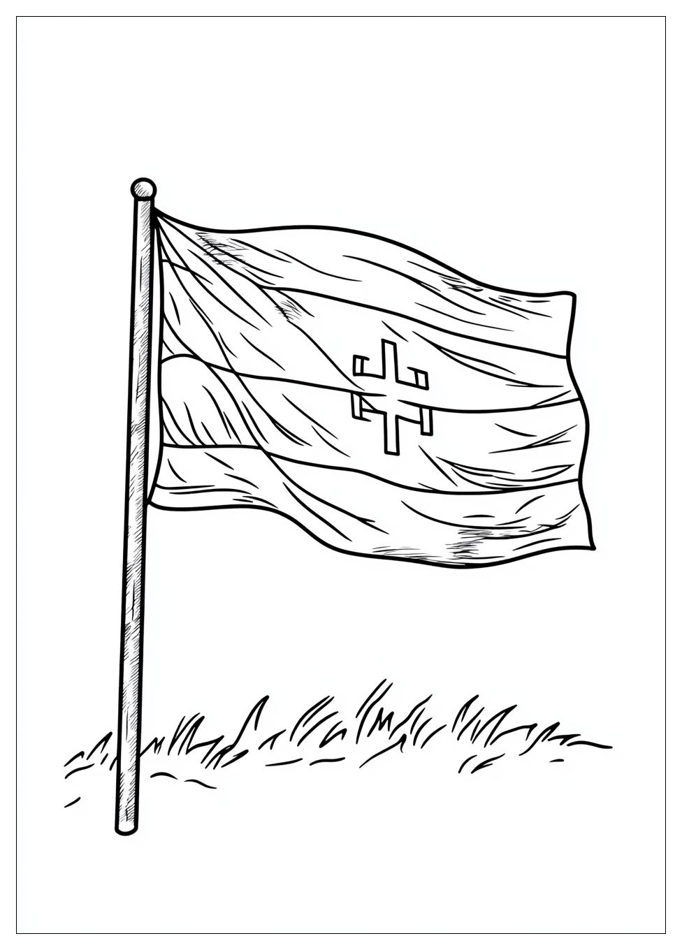 Német Zászló Színező 2