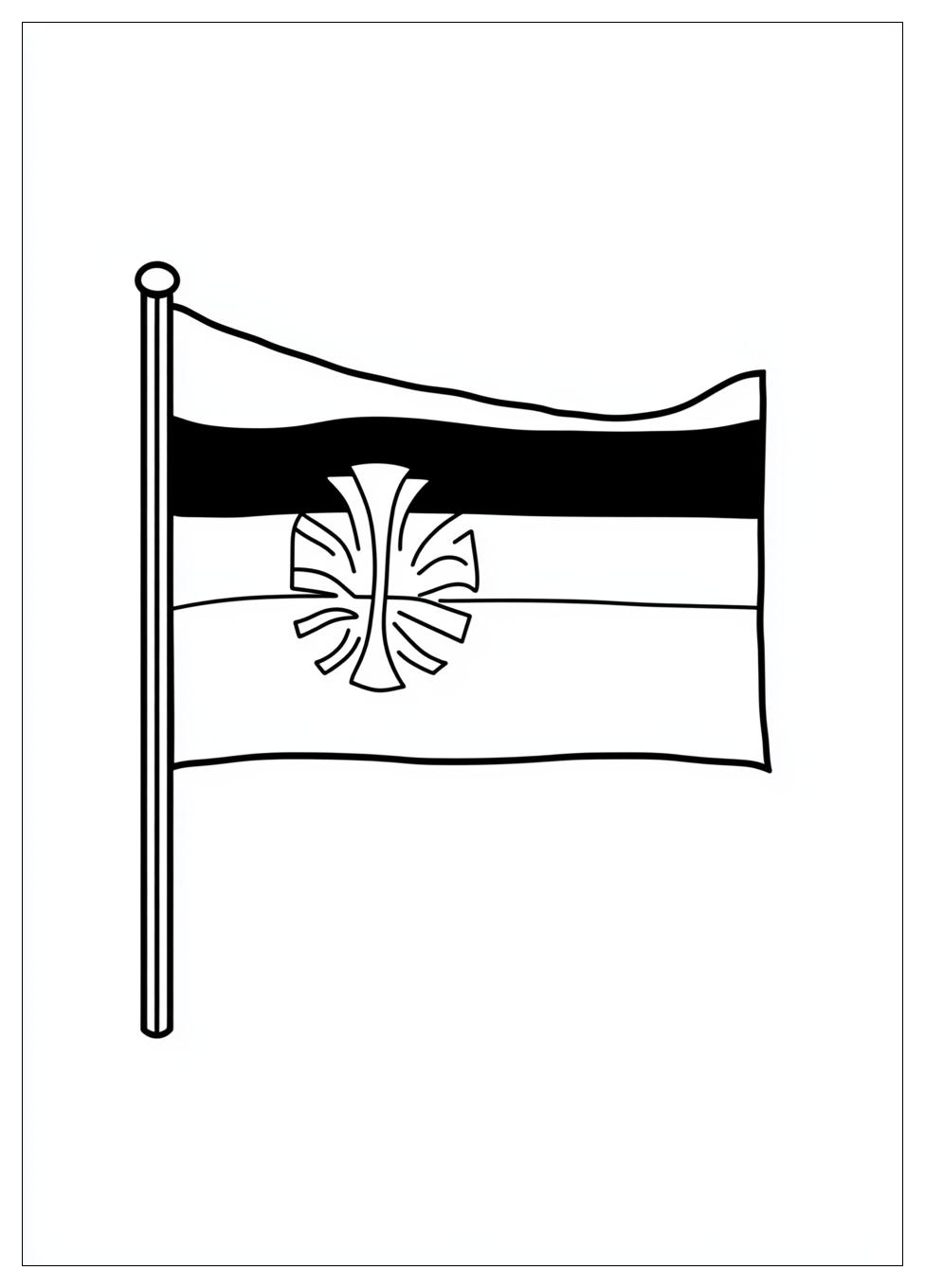 Német Zászló Színező 20