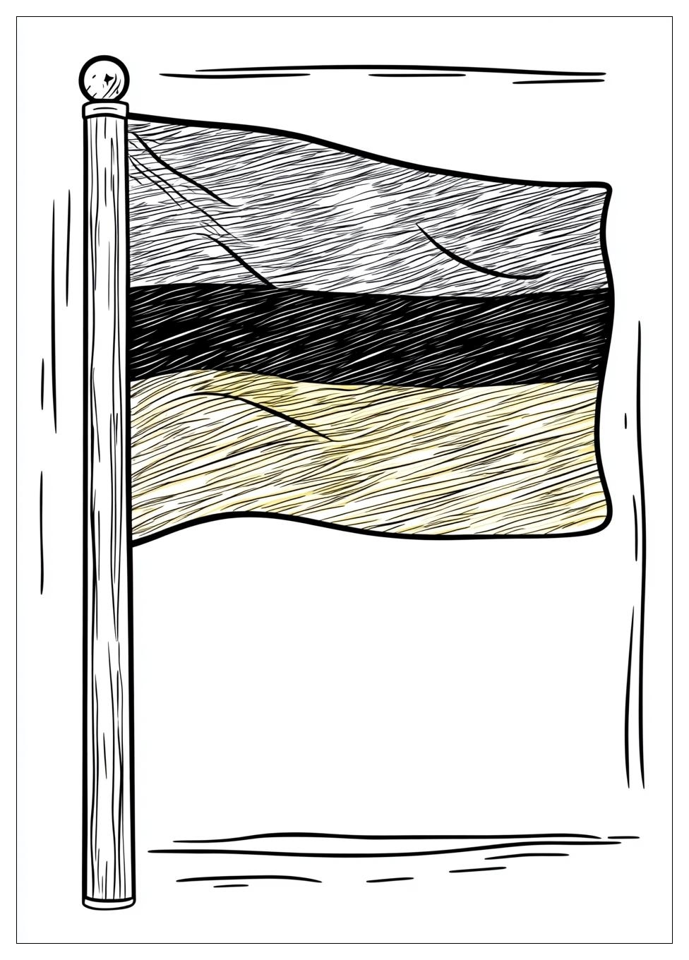 Német Zászló Színező 21
