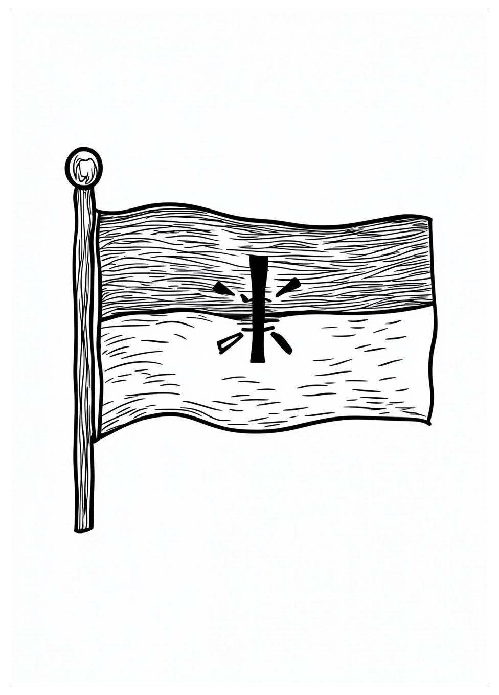 Német Zászló Színező 4