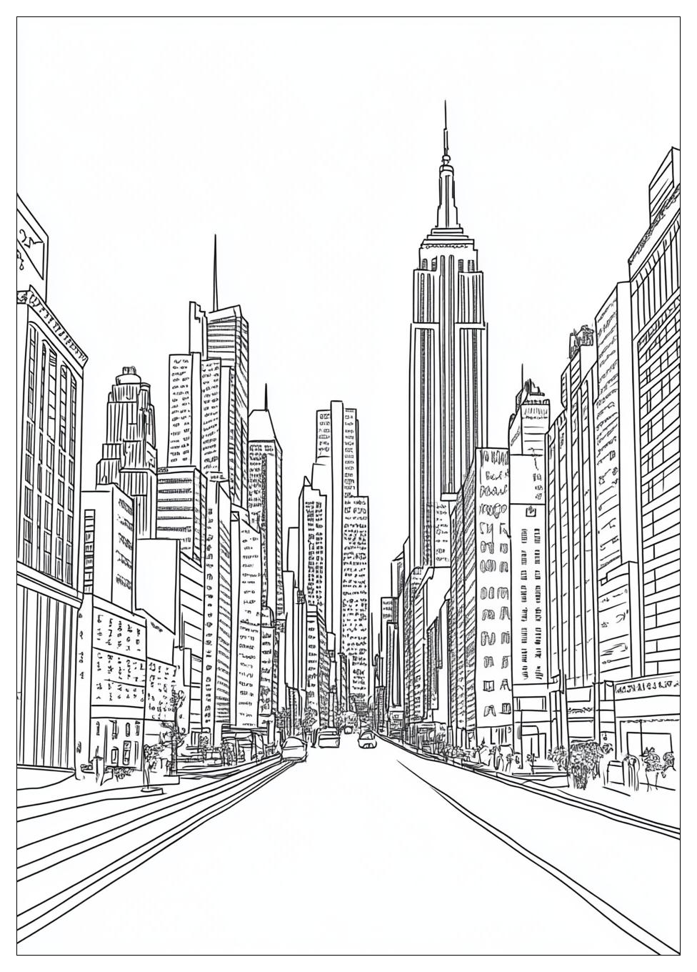 New York Színező 1