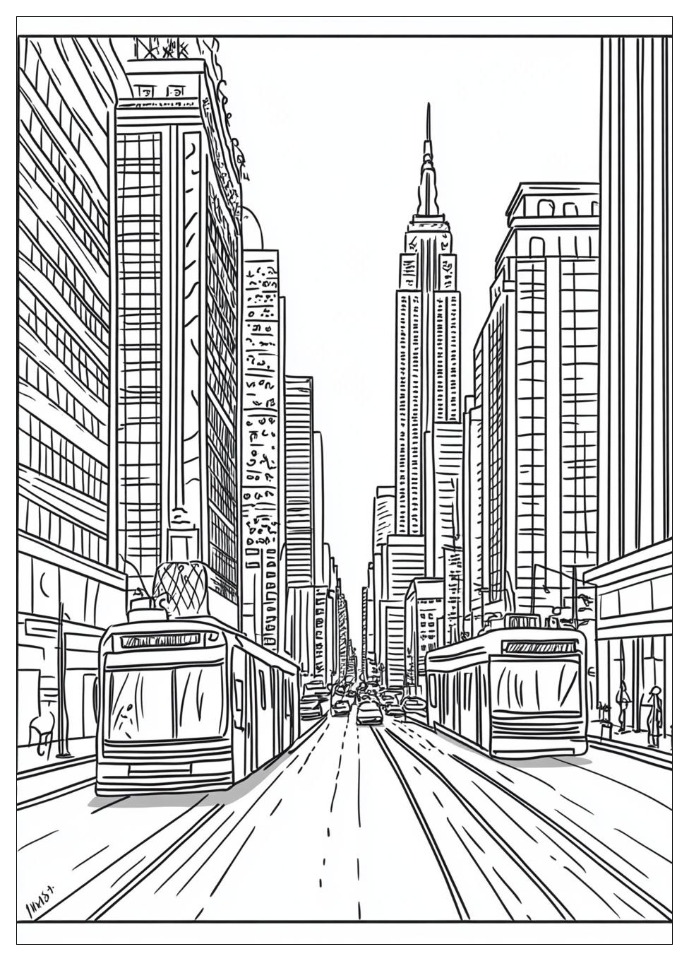 New York Színező 14