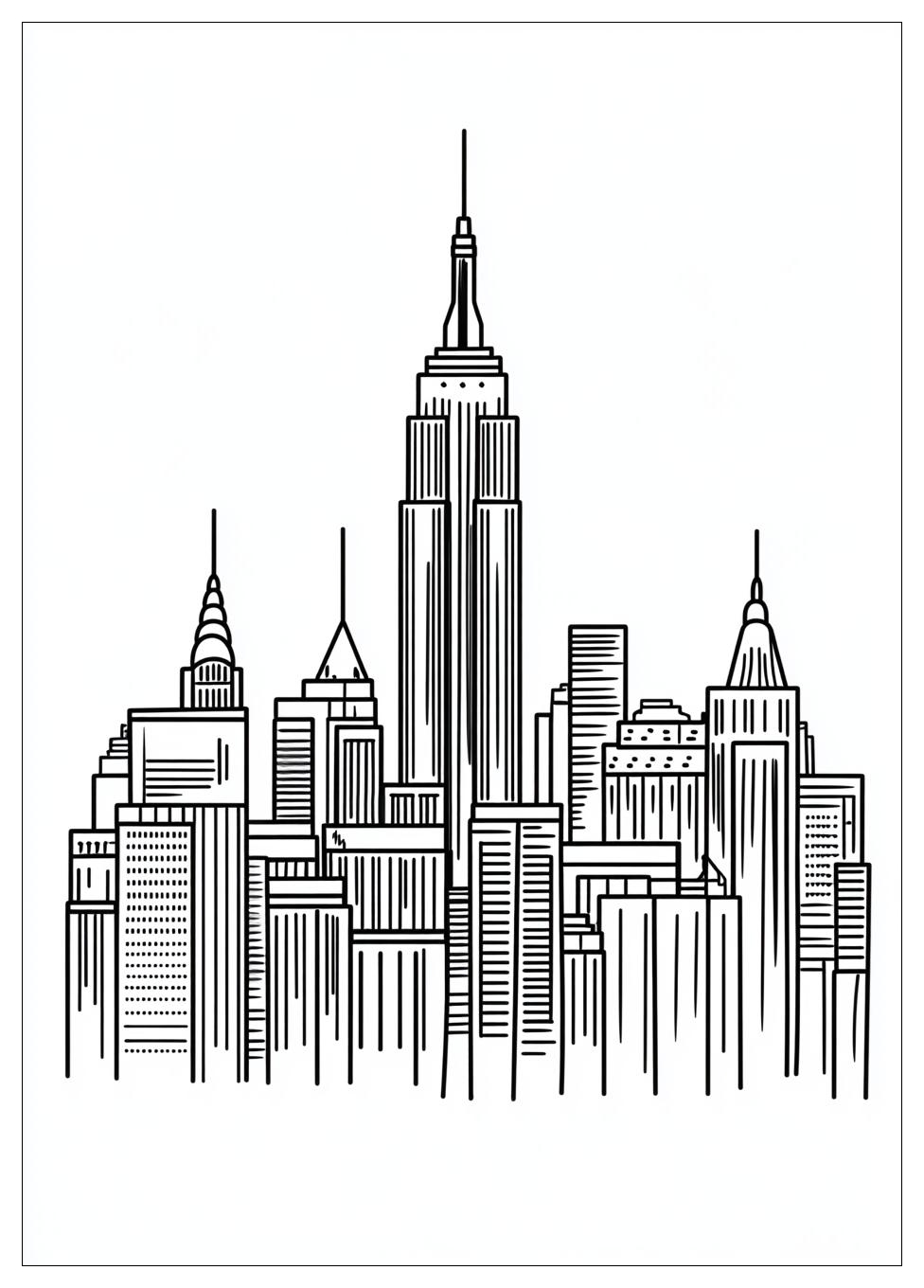 New York Színező 15