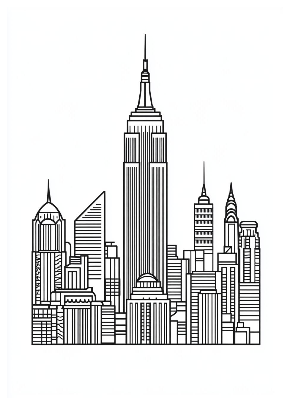 New York Színező 16