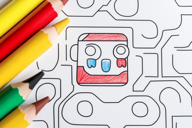 Pac-Man Színező : Szabadon Színezd a Klasszikus Játék Karaktereket
