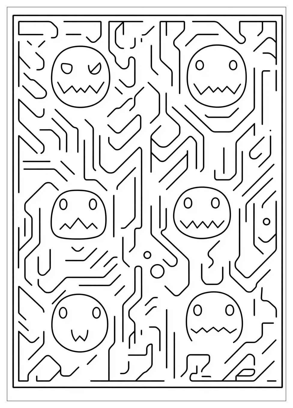 Pac-Man Színező 24