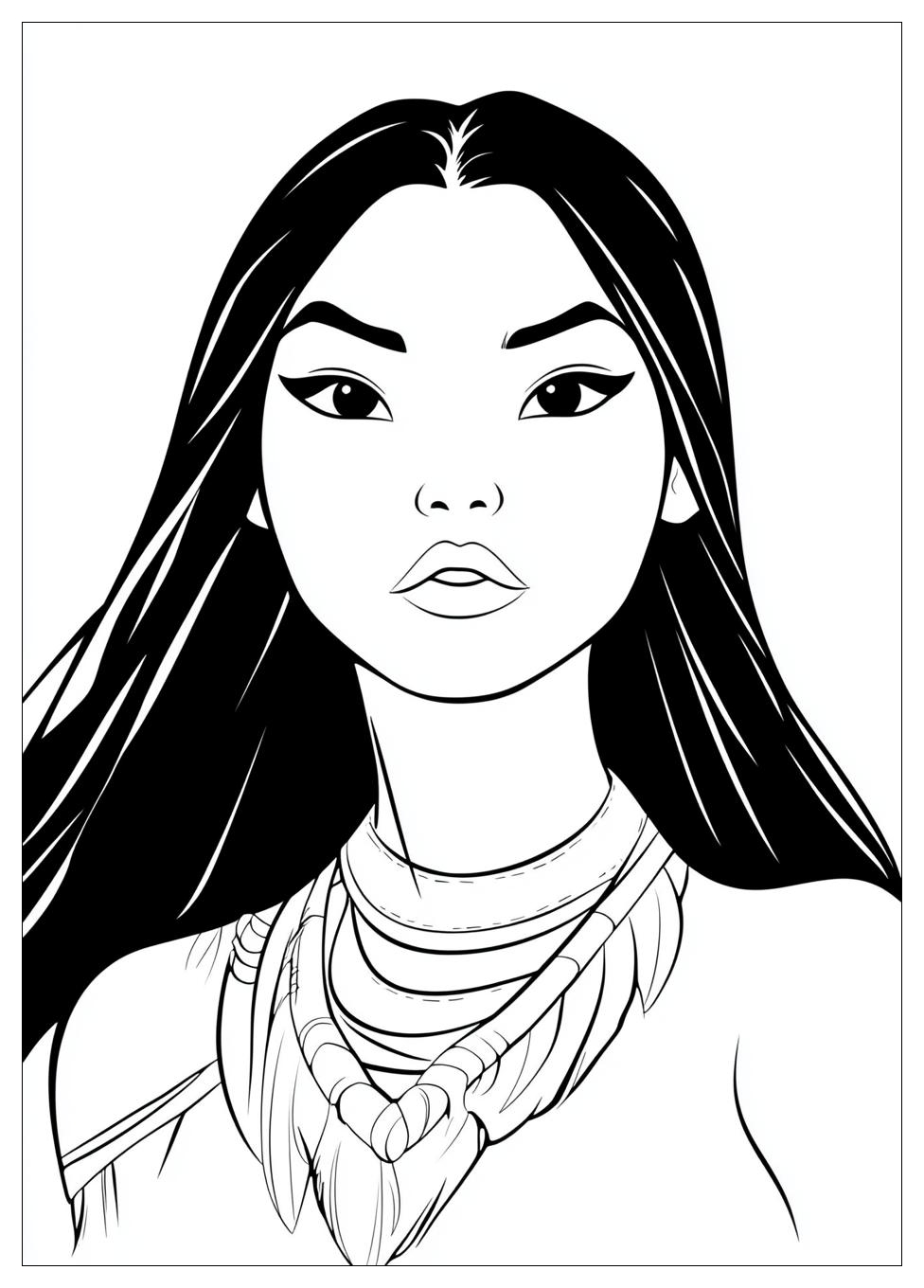Pocahontas Színező 11