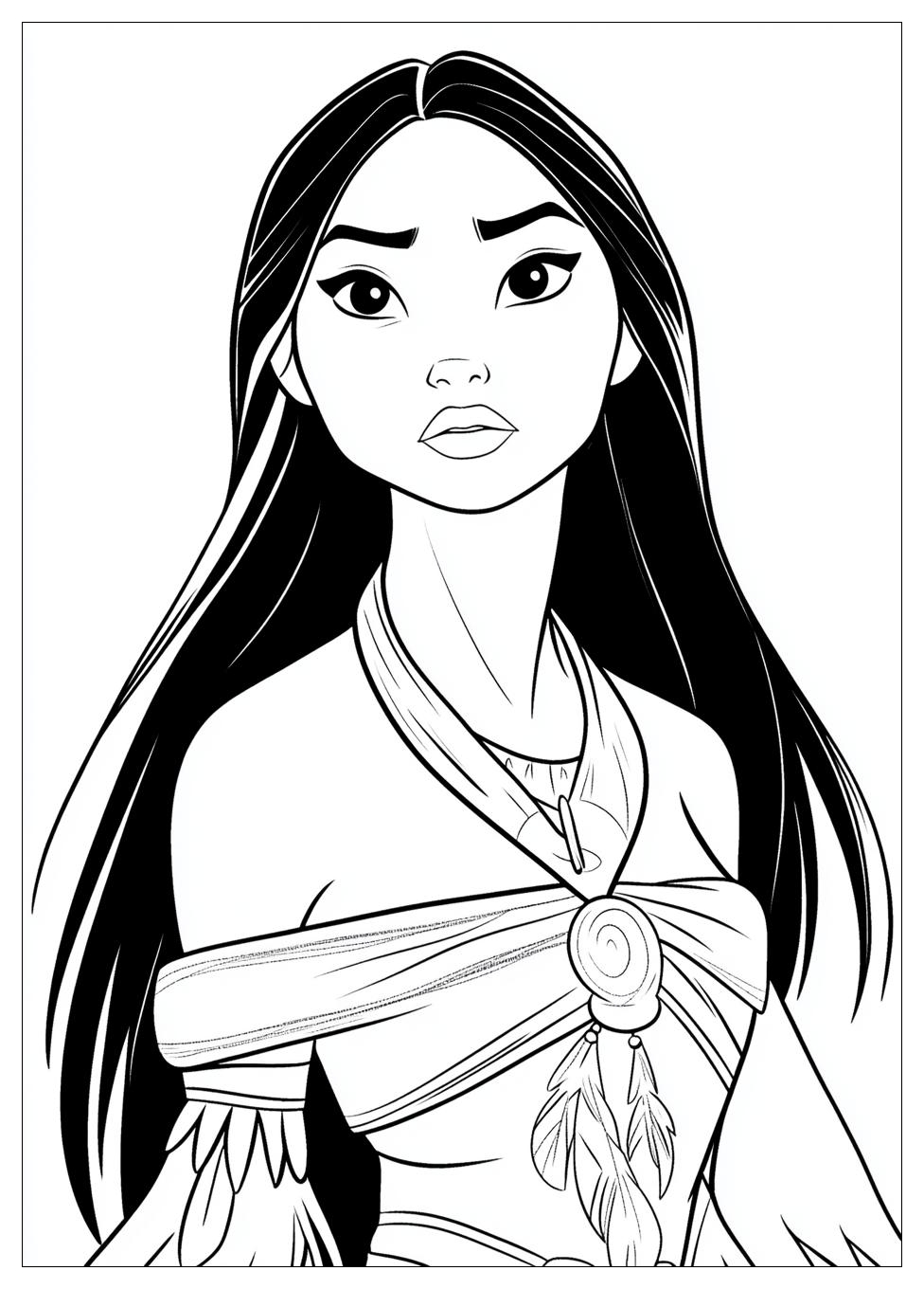 Pocahontas Színező 13