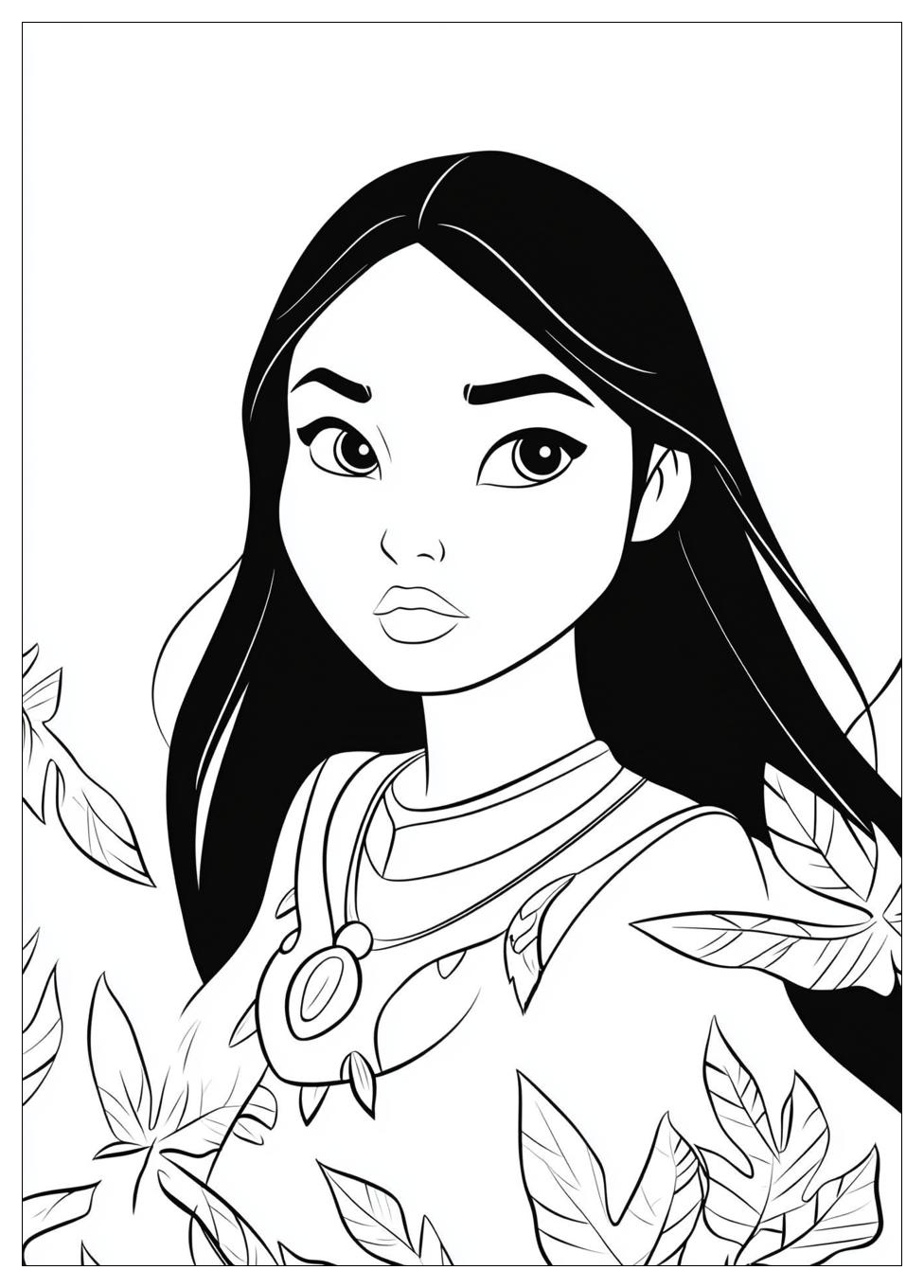 Pocahontas Színező 15