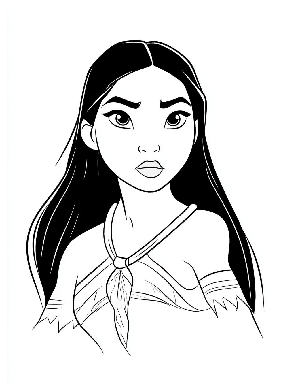 Pocahontas Színező 16