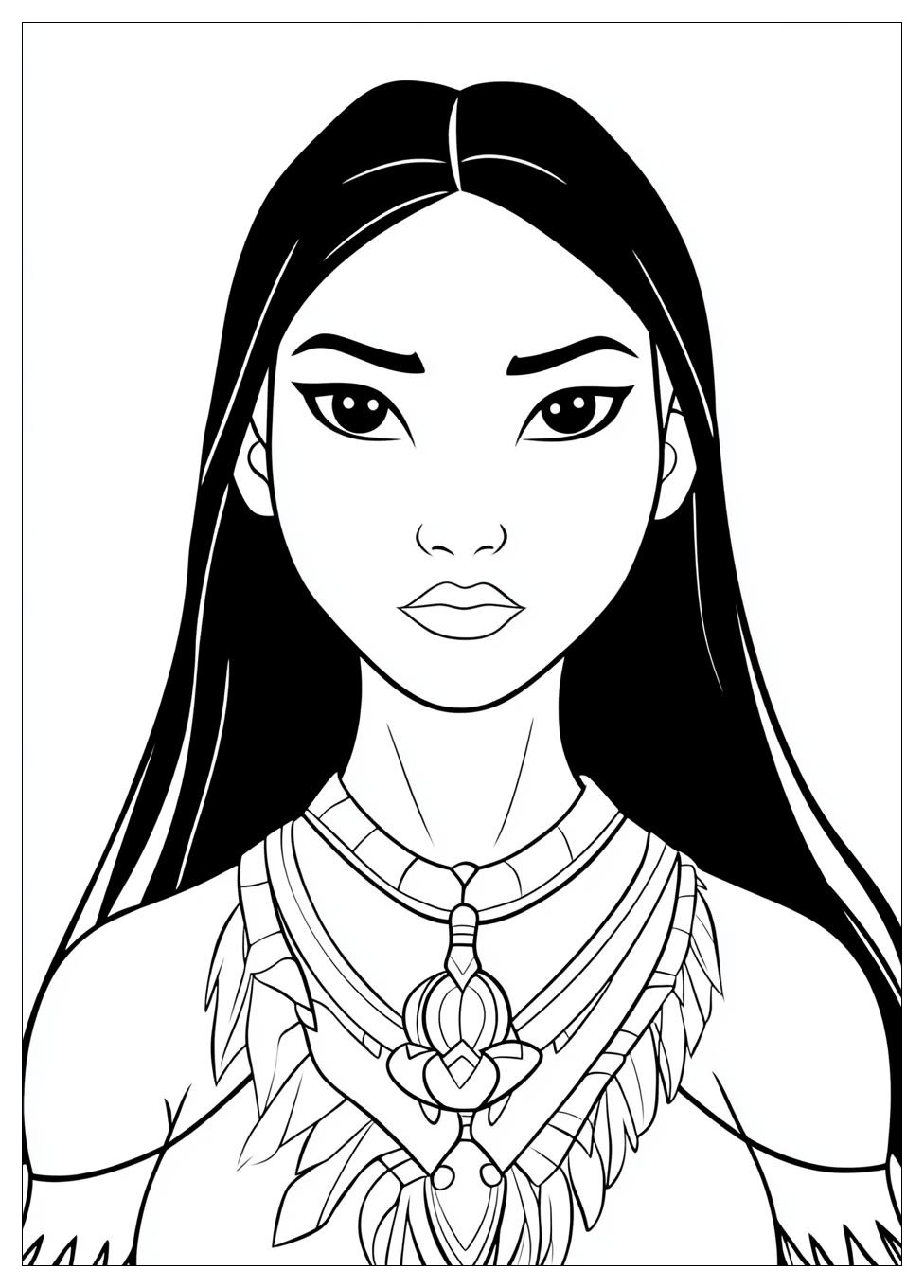 Pocahontas Színező 17