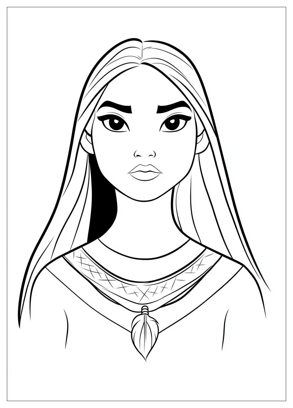 Pocahontas Színező 18