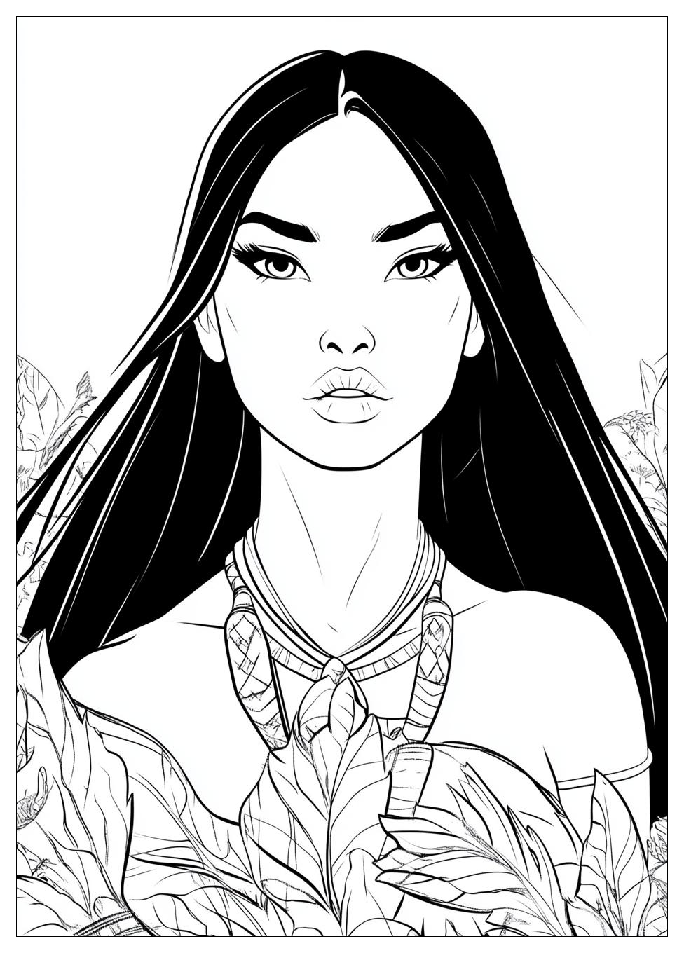 Pocahontas Színező 19