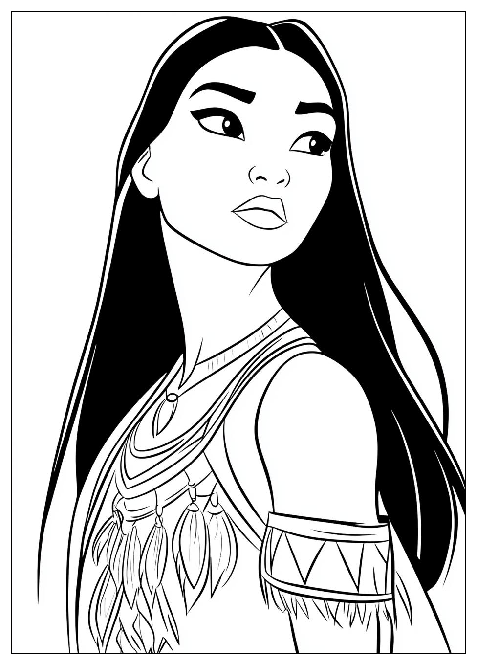 Pocahontas Színező 20