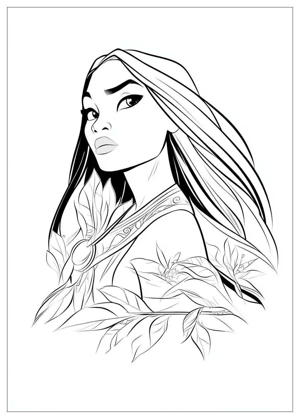 Pocahontas Színező 4