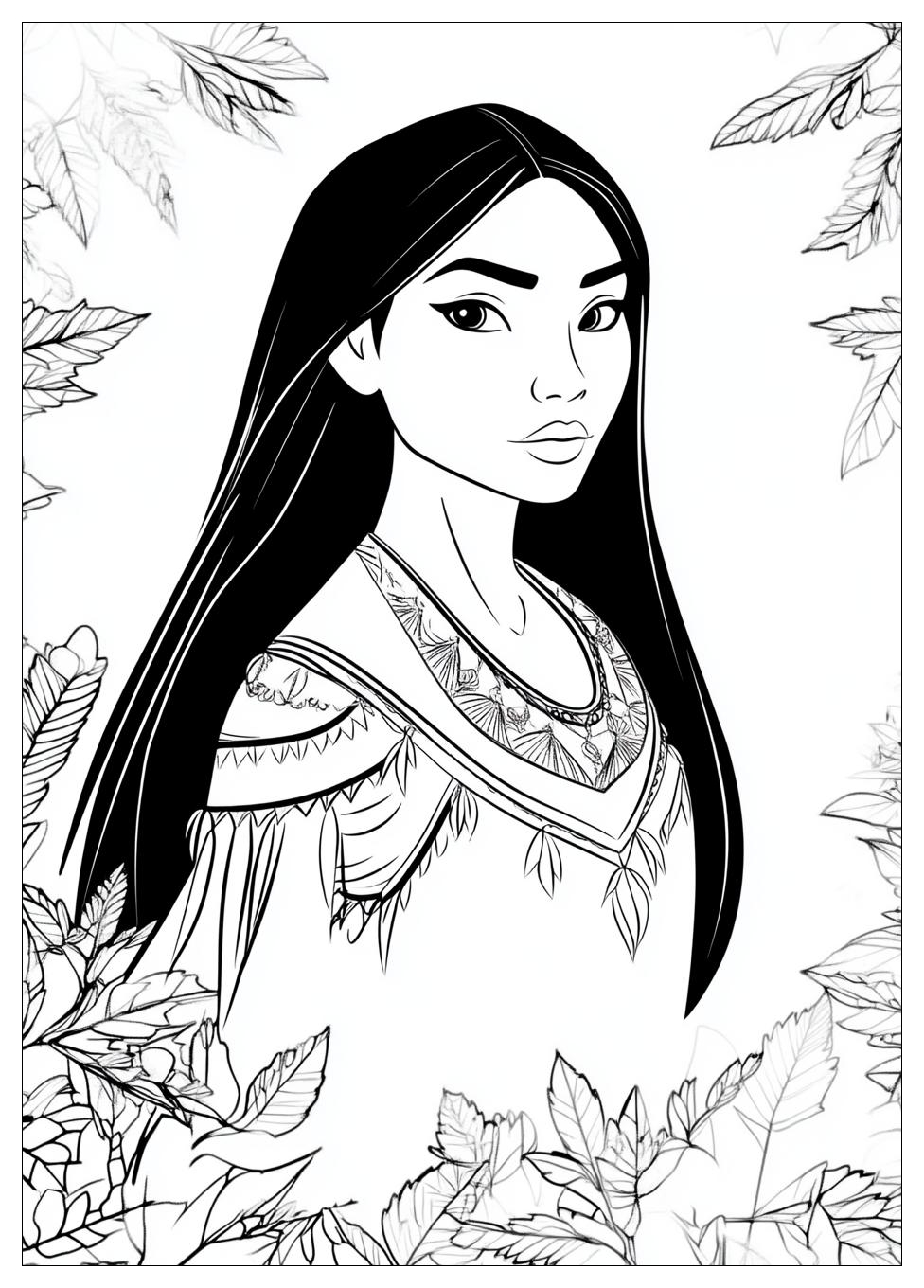 Pocahontas Színező 6