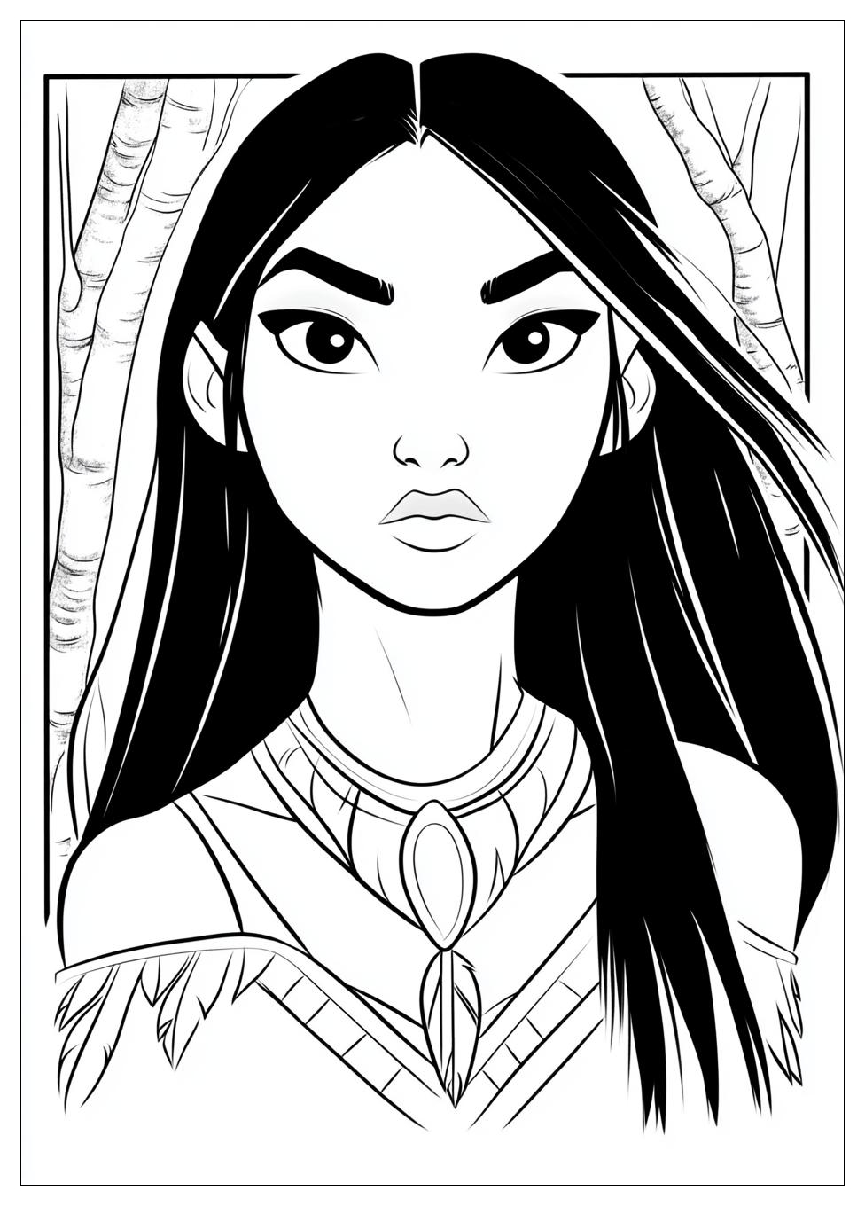 Pocahontas Színező 8
