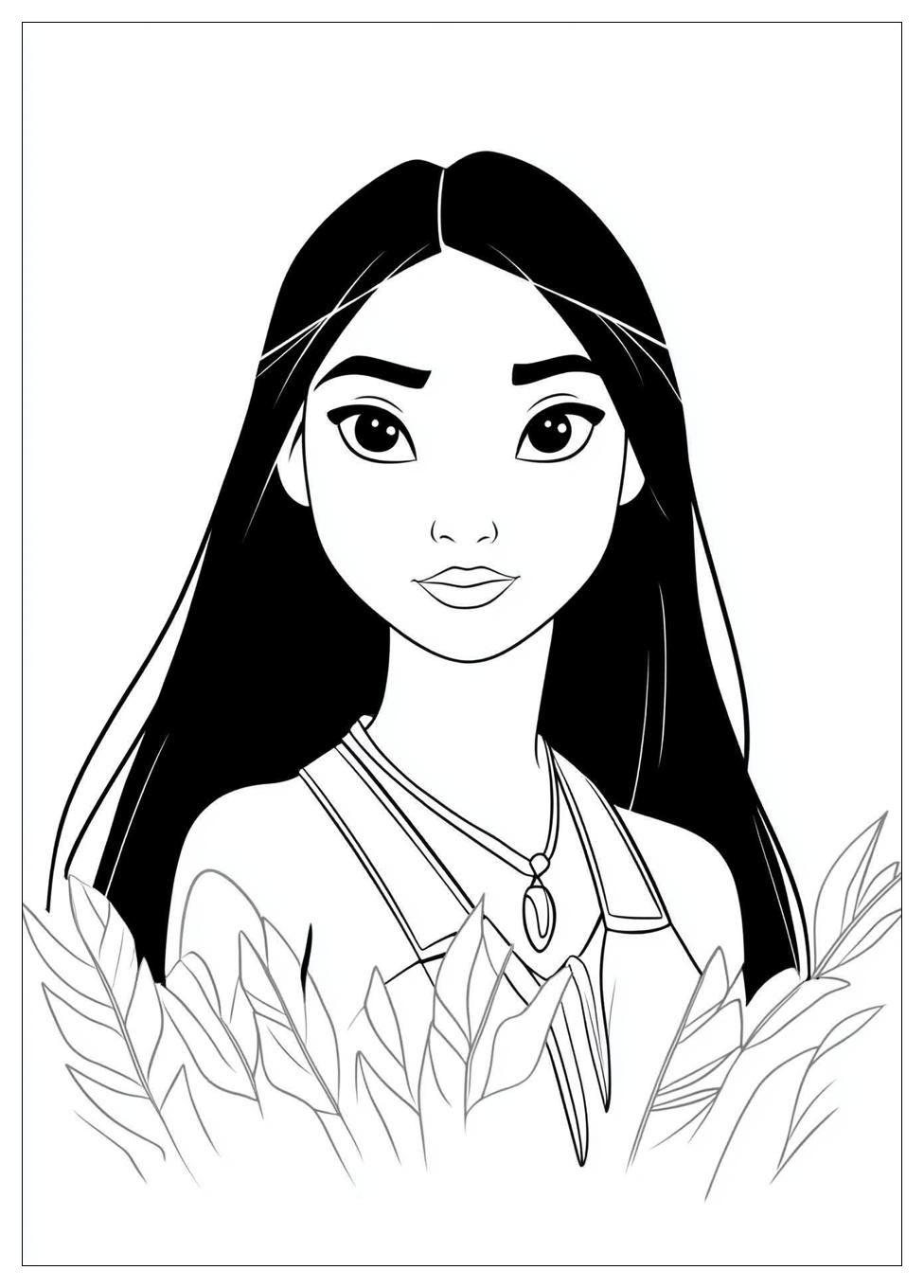 Pocahontas Színező 9