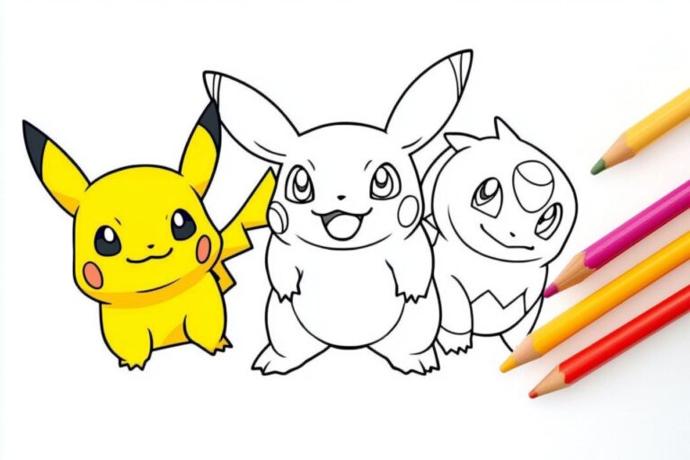 Pokémon Színező : Színes Világot Teremteni