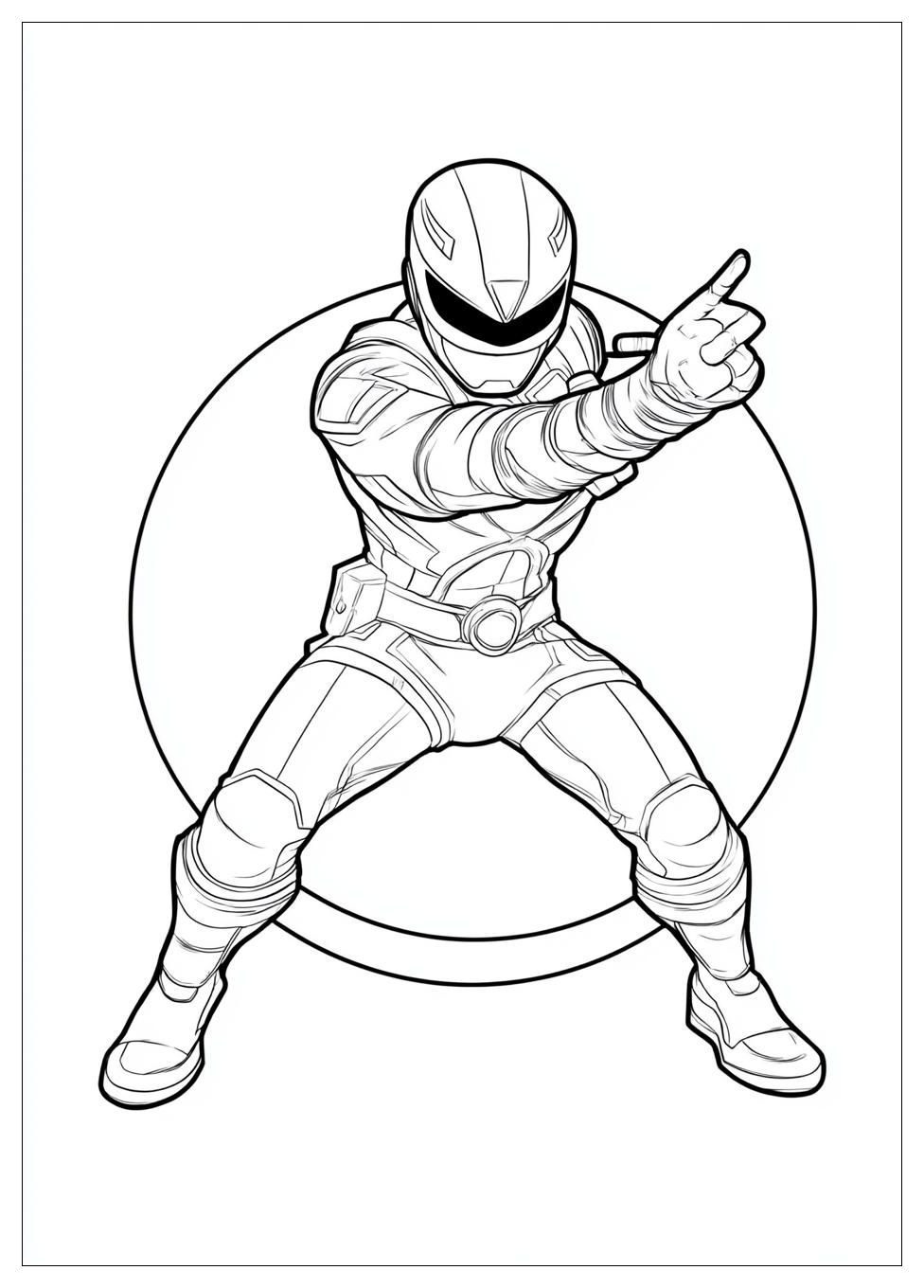 Power Rangers Színező 11