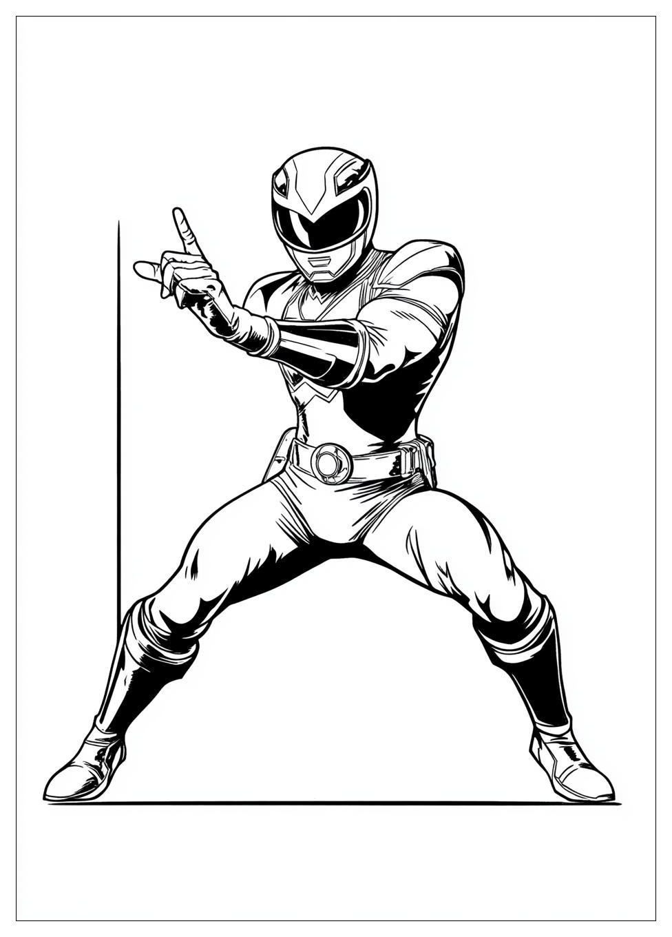 Power Rangers Színező 14