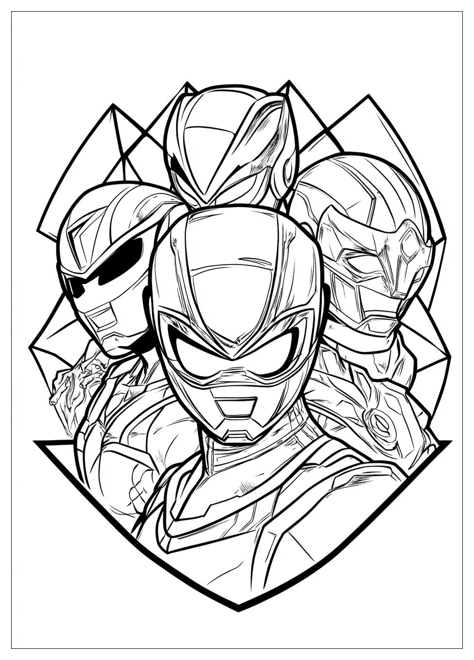 Power Rangers Színező 20