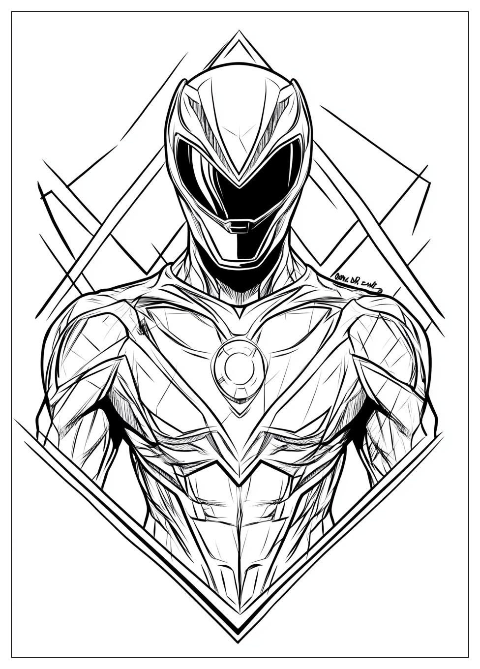 Power Rangers Színező 21