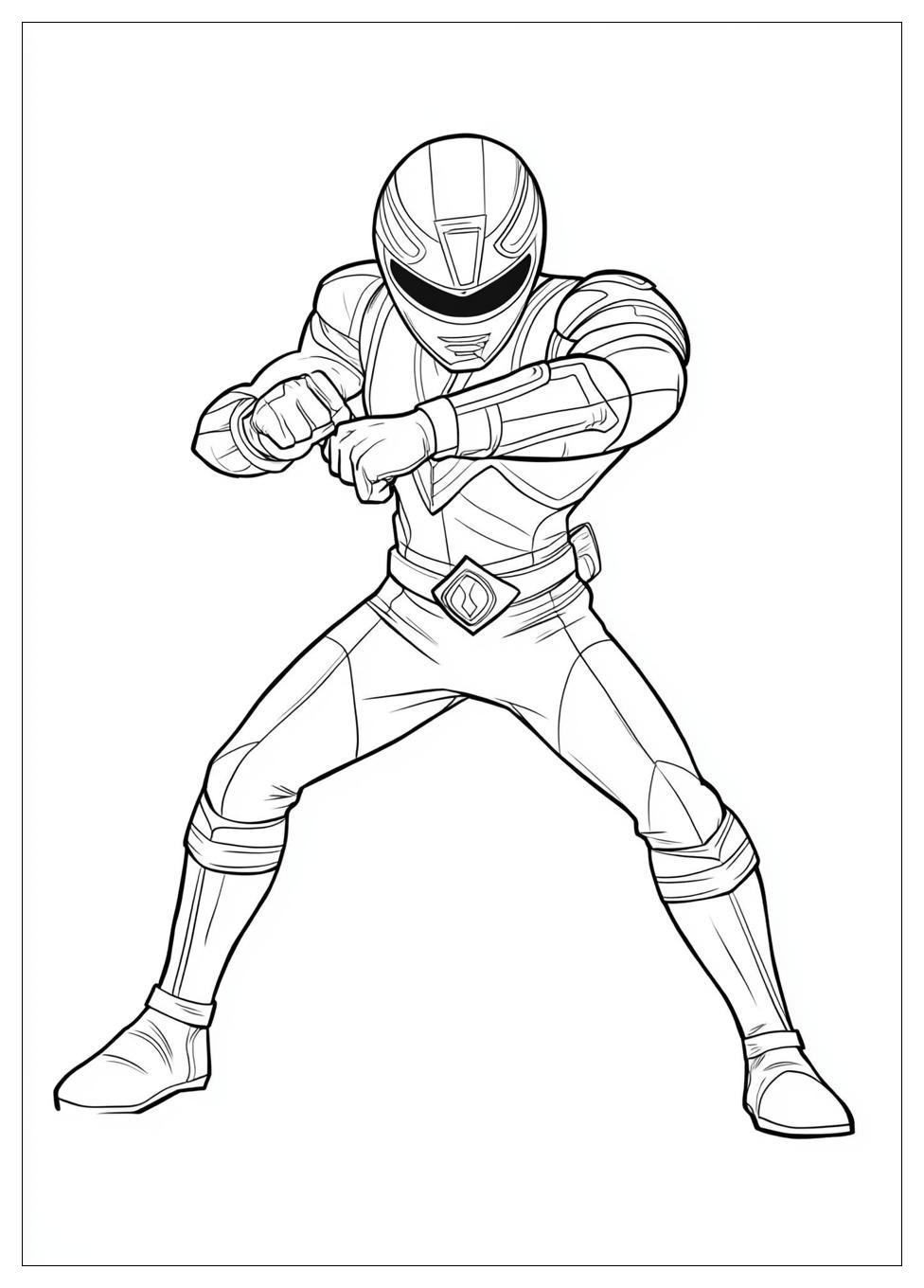 Power Rangers Színező 23