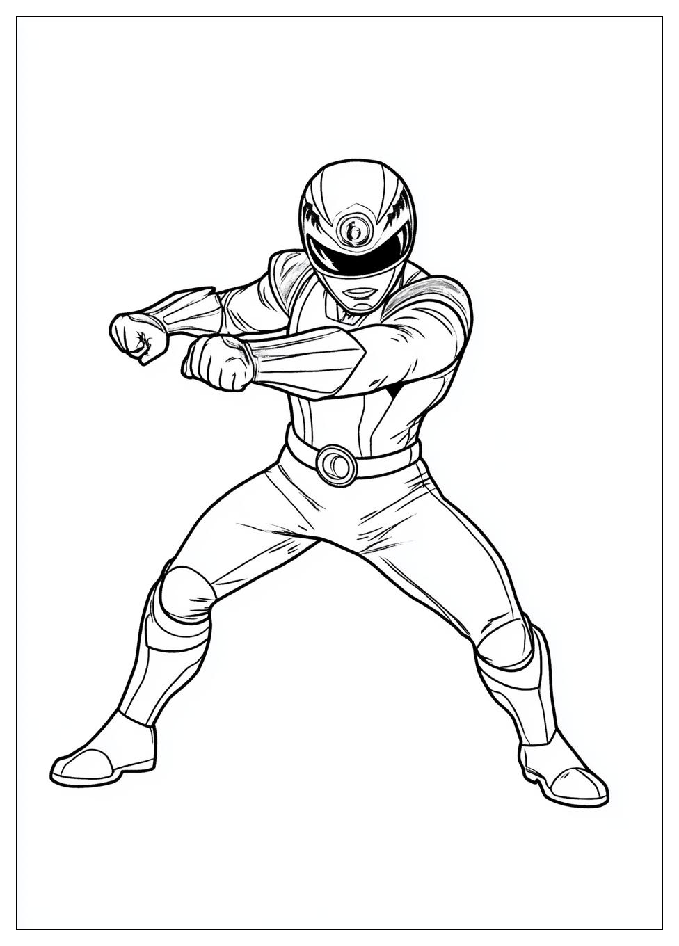 Power Rangers Színező 24