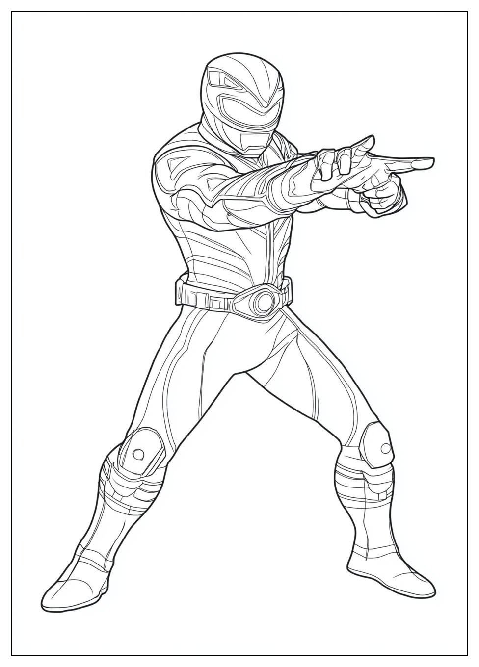 Power Rangers Színező 5