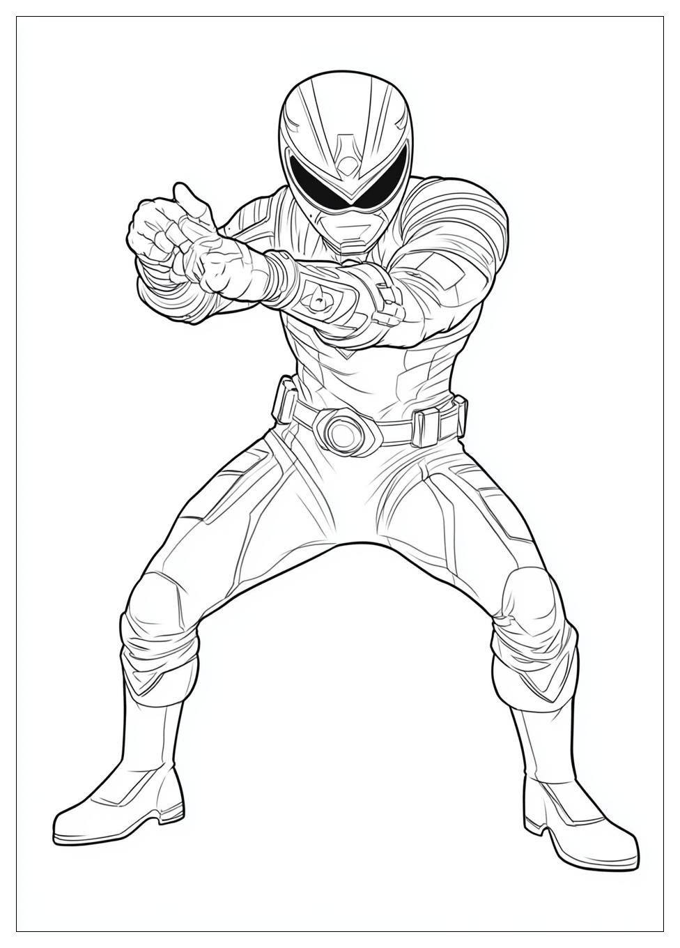 Power Rangers Színező 7