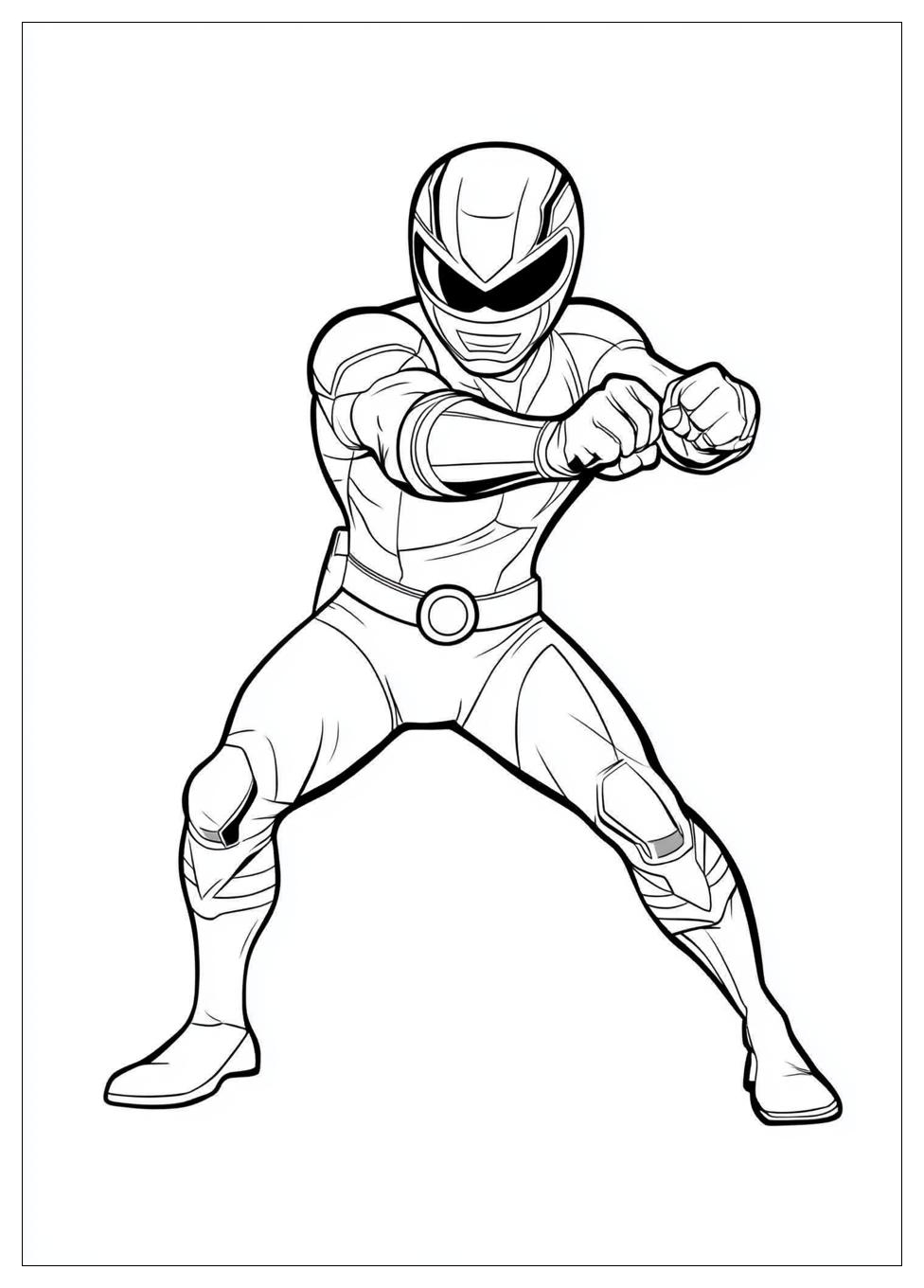 Power Rangers Színező 9