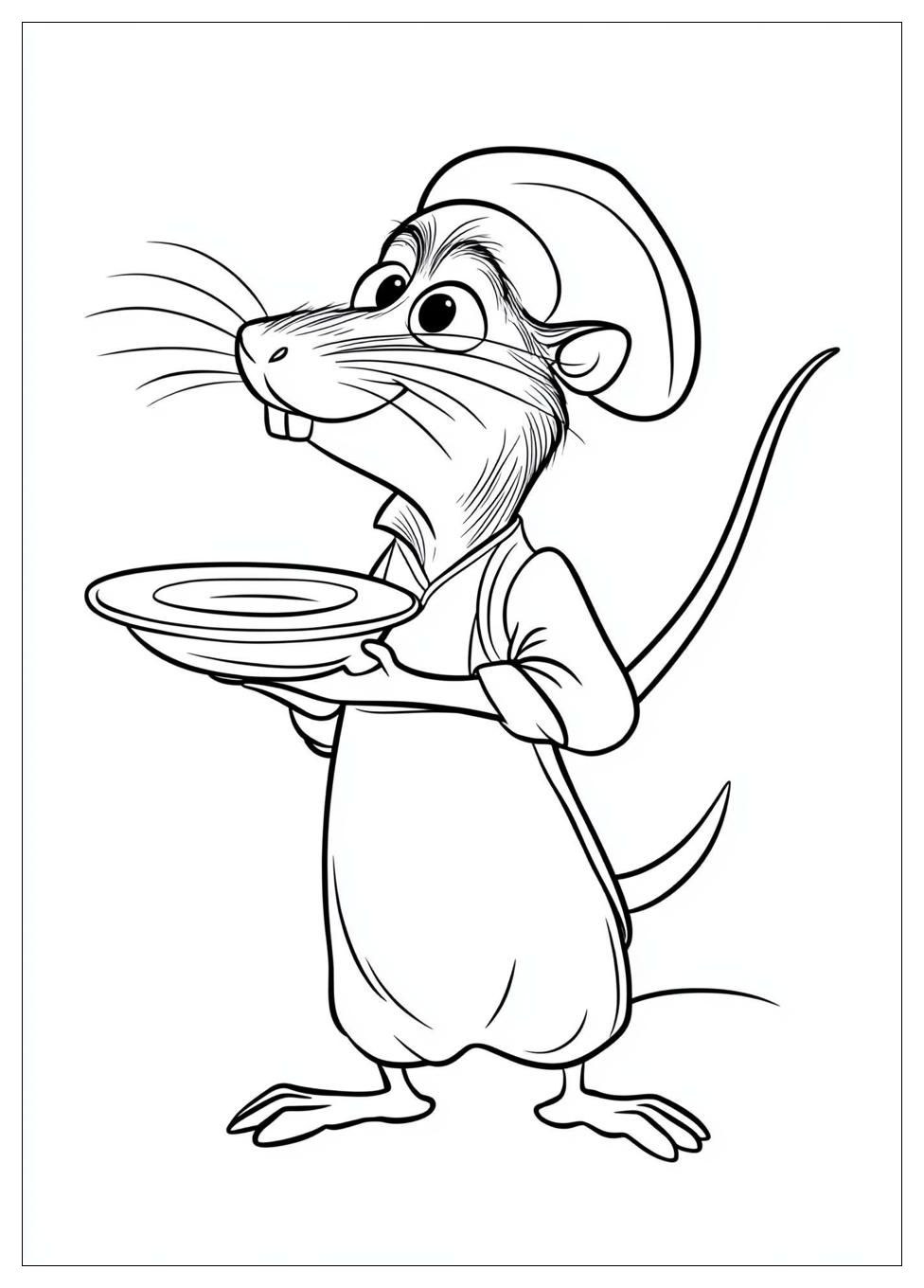 Ratatouille Színező 12