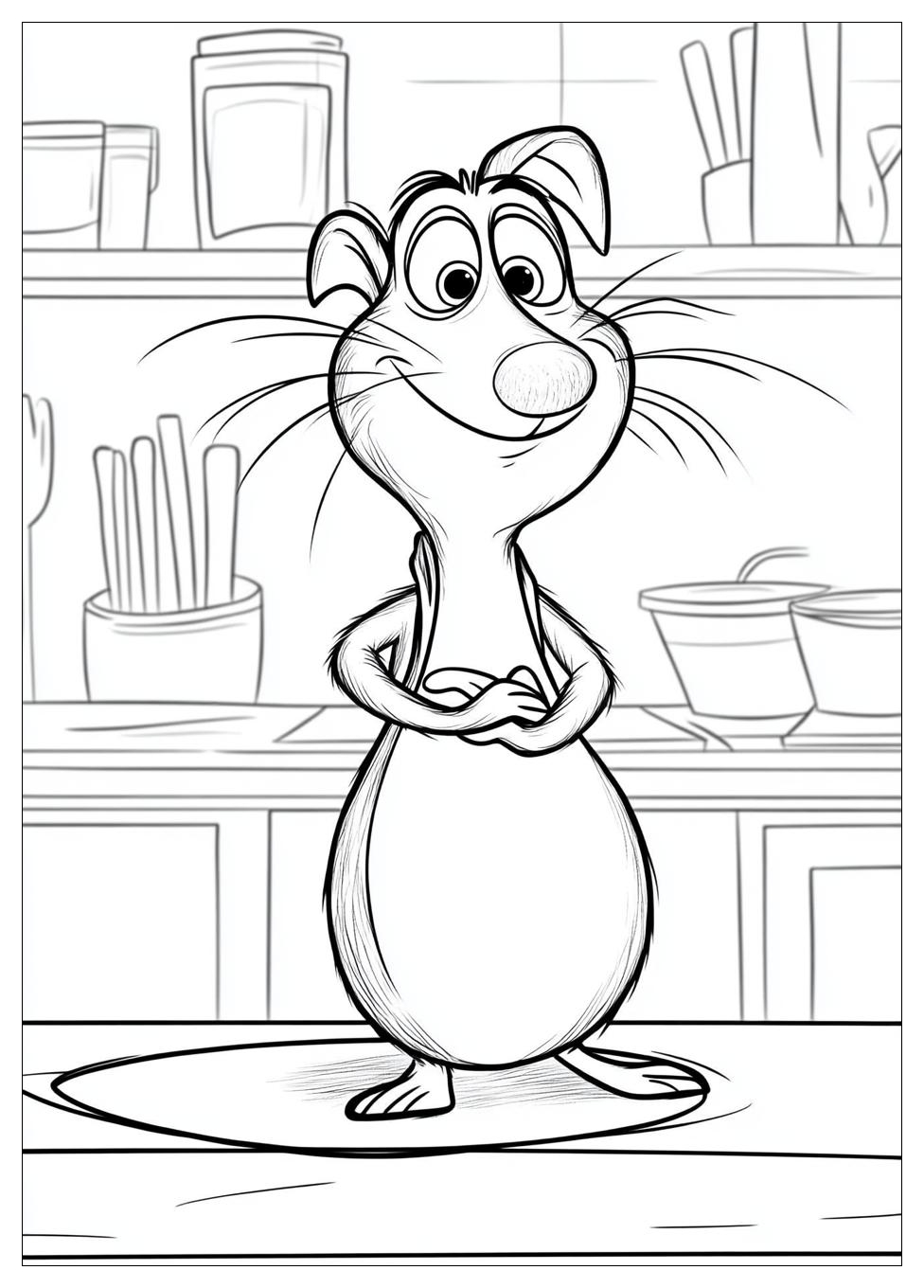 Ratatouille Színező 8