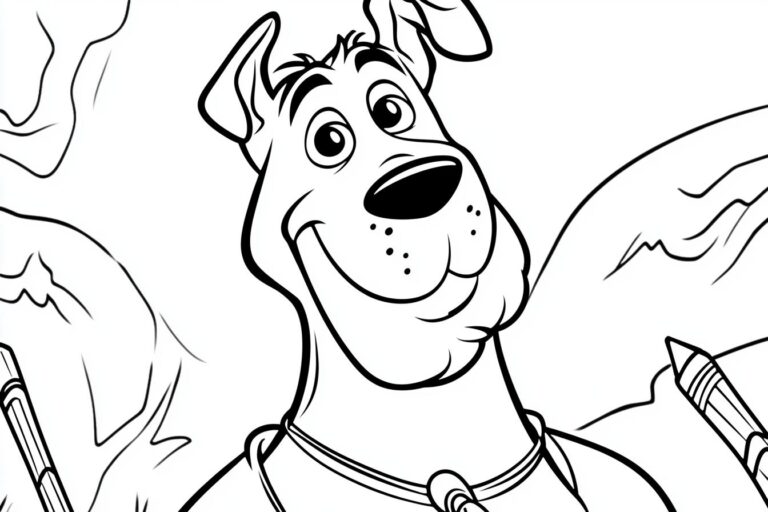 Scooby Doo Színező : Színes kalandok a Scooby Doo-val