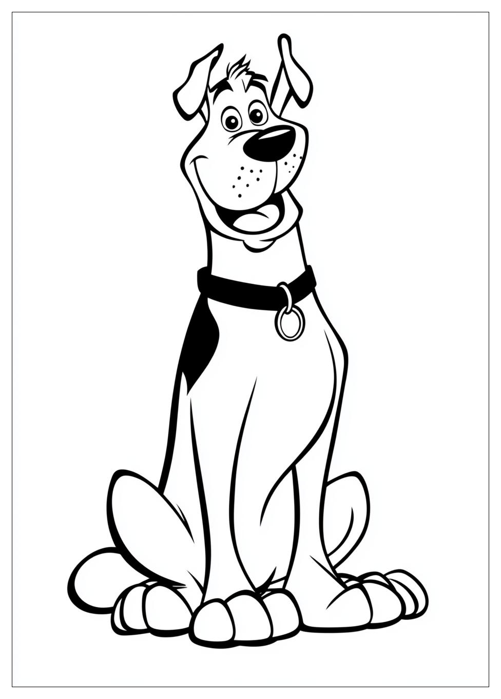 Scooby Doo Színező 1