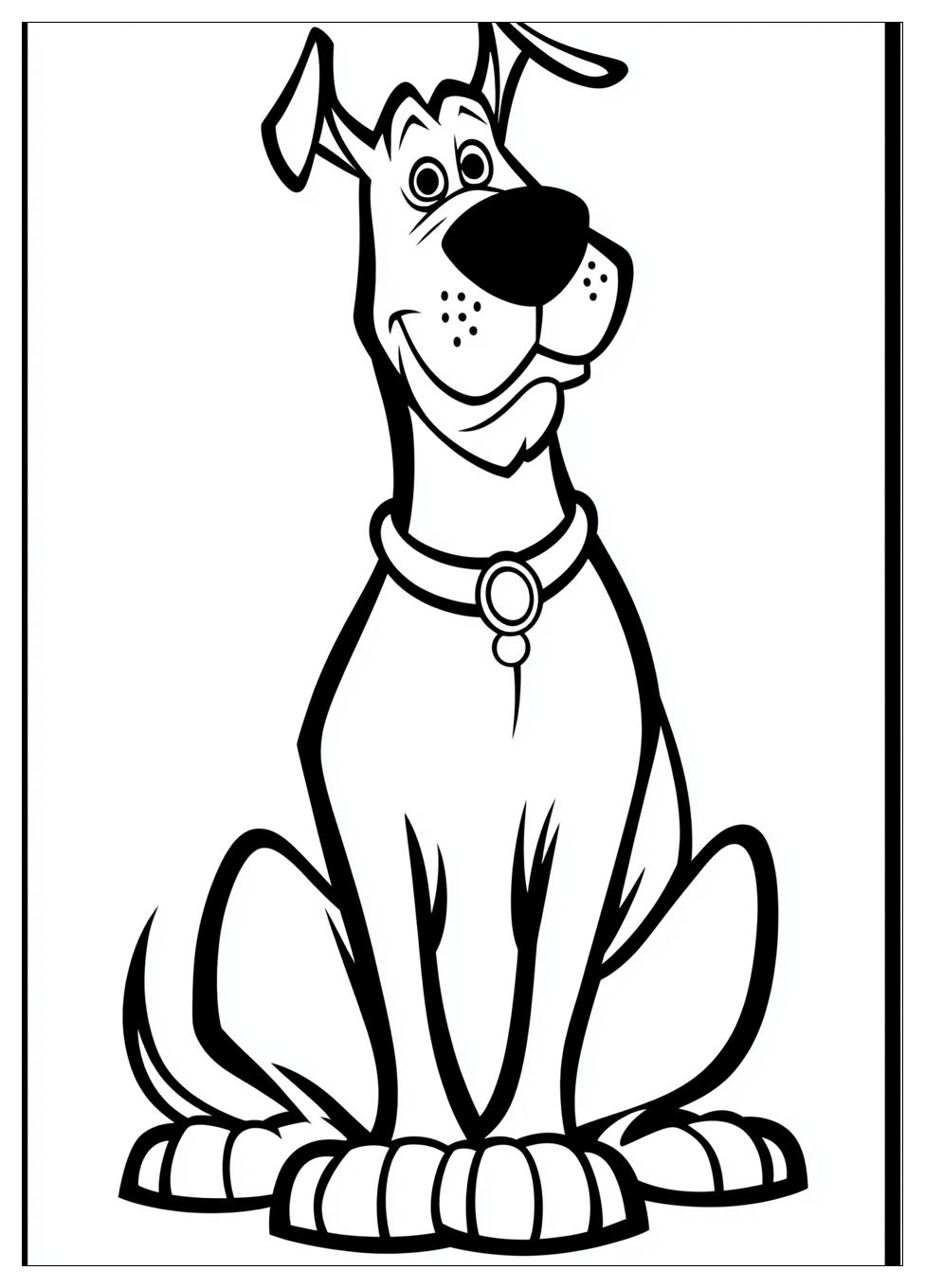 Scooby Doo Színező 4