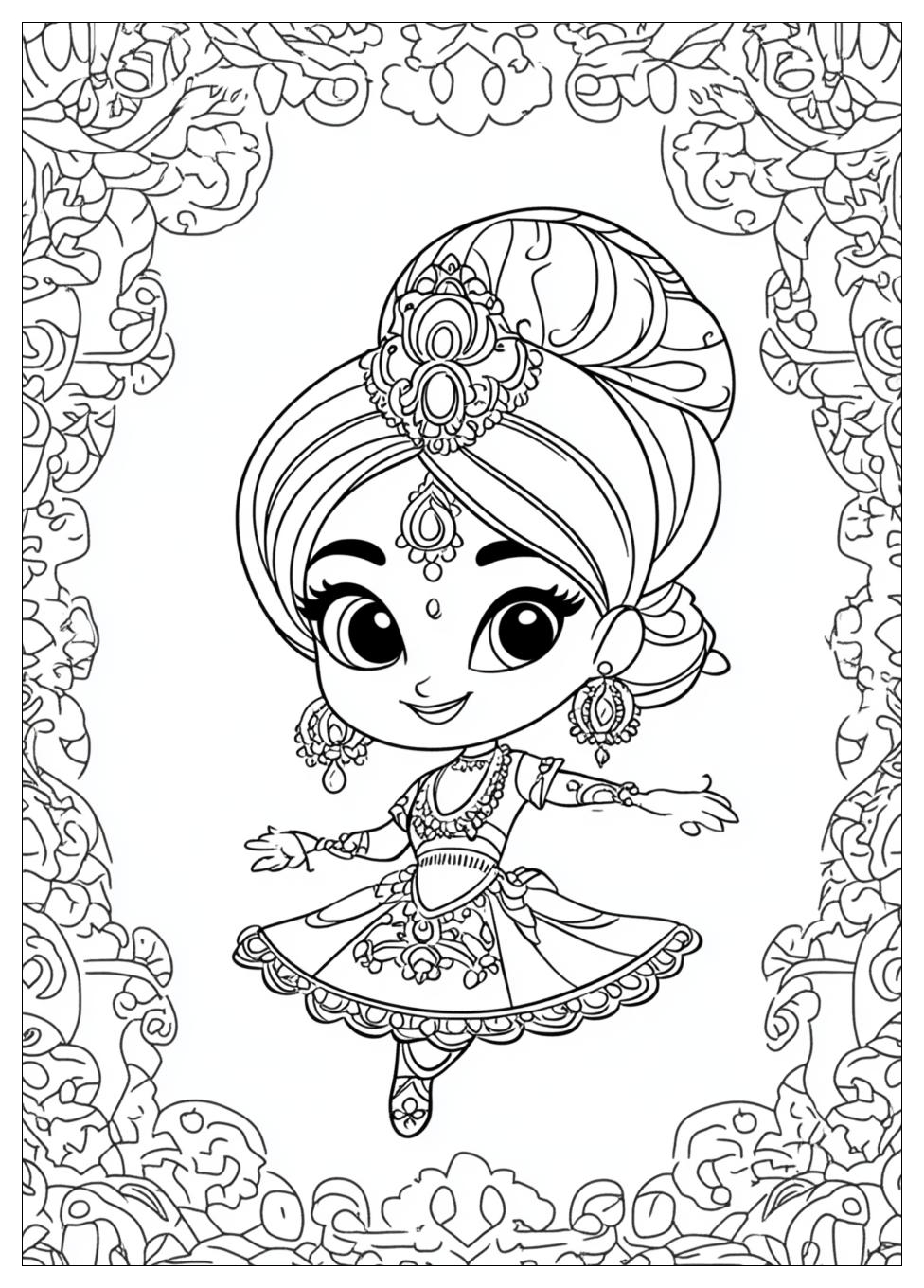 Shimmer És Shine Színező 22
