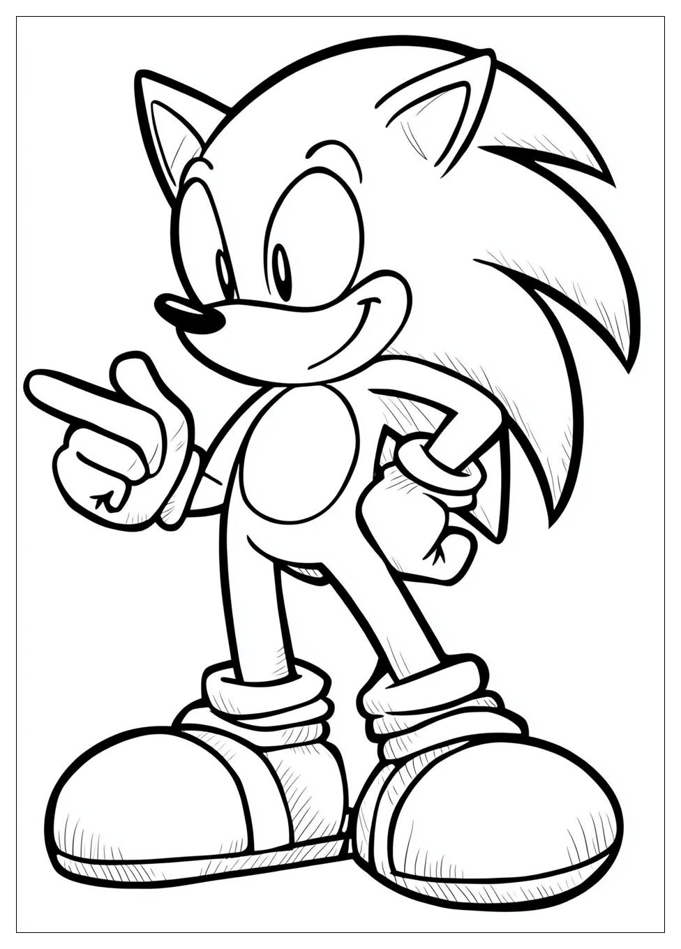 Sonic Színező 10