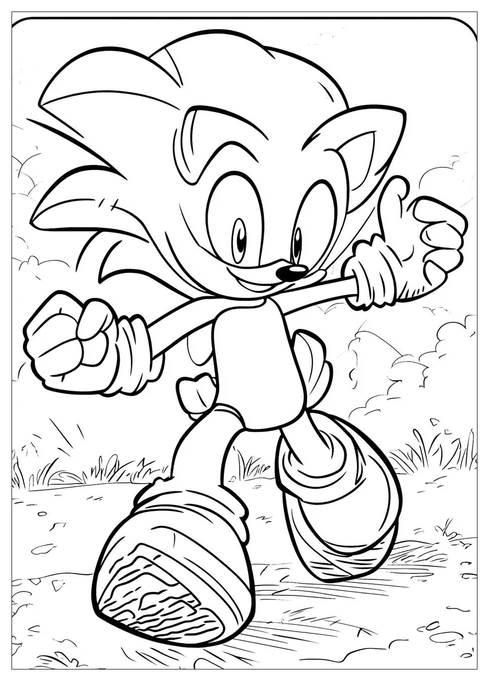 Sonic Színező 16