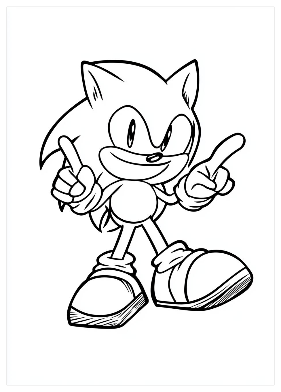 Sonic Színező 20