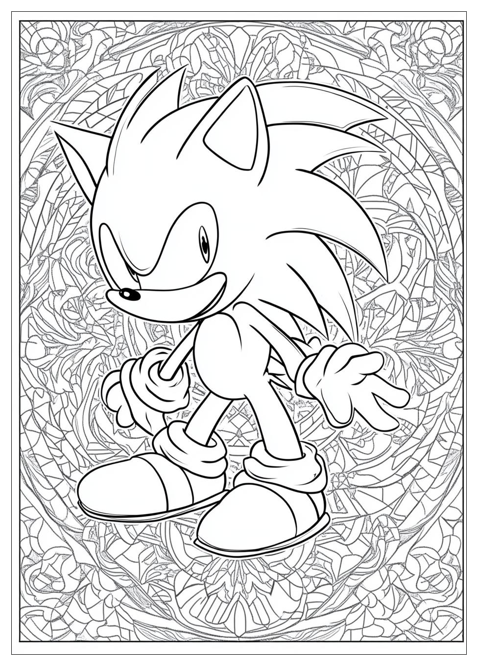 Sonic Színező 4