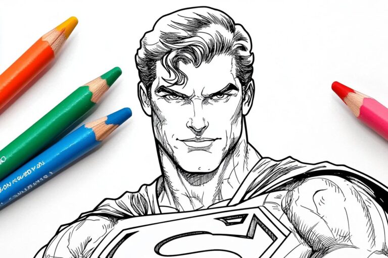 Superman Színező : Superman Színező Oldalak Gyűjteménye