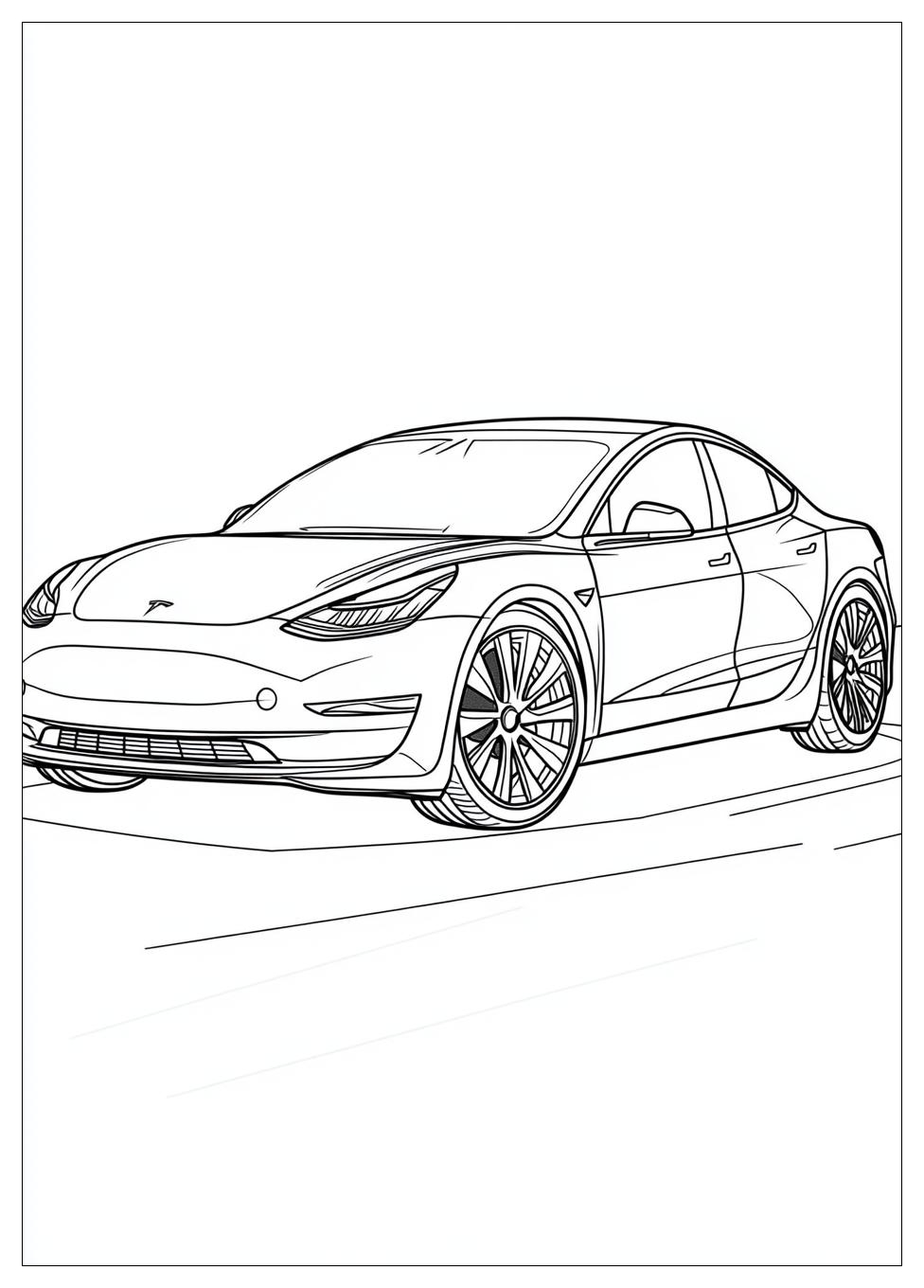 Tesla Színező 13