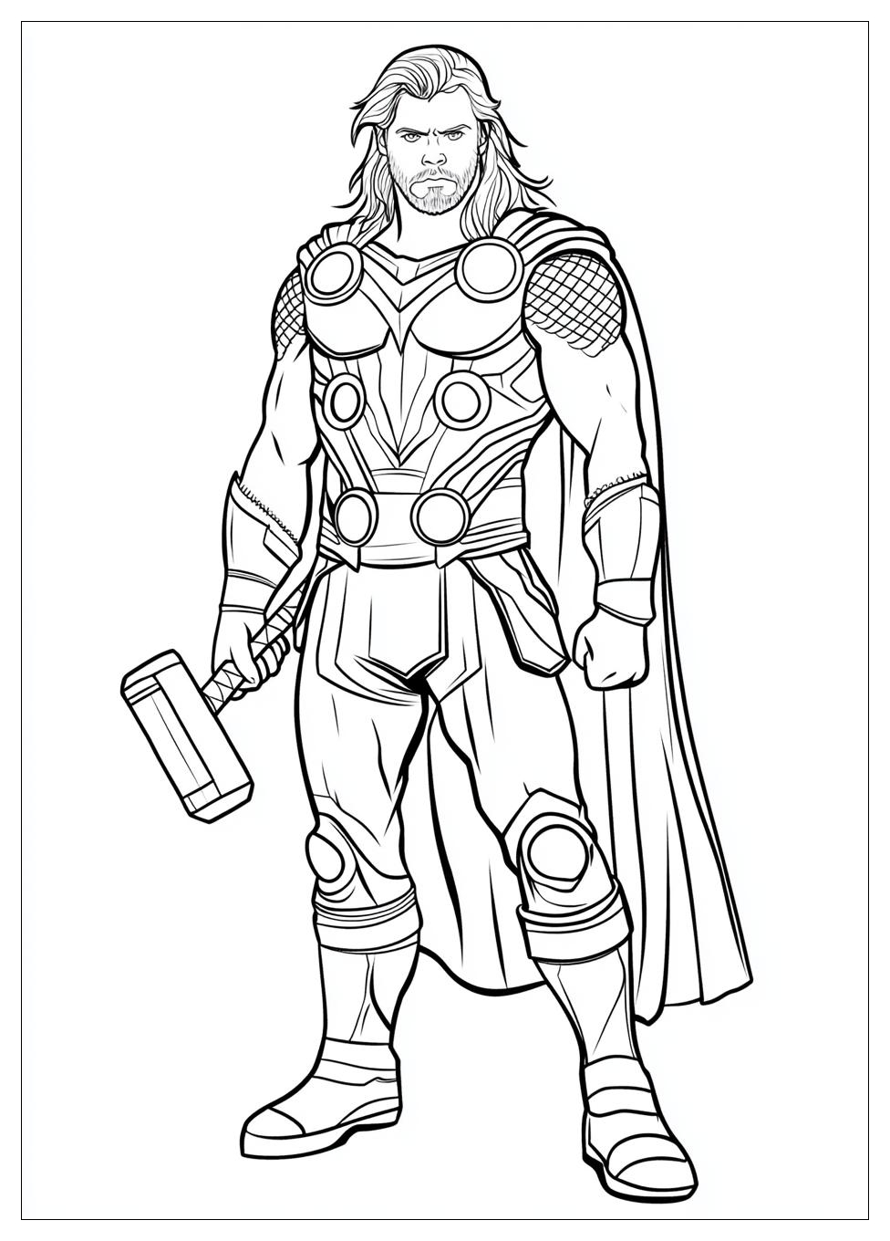 Thor Színező 1