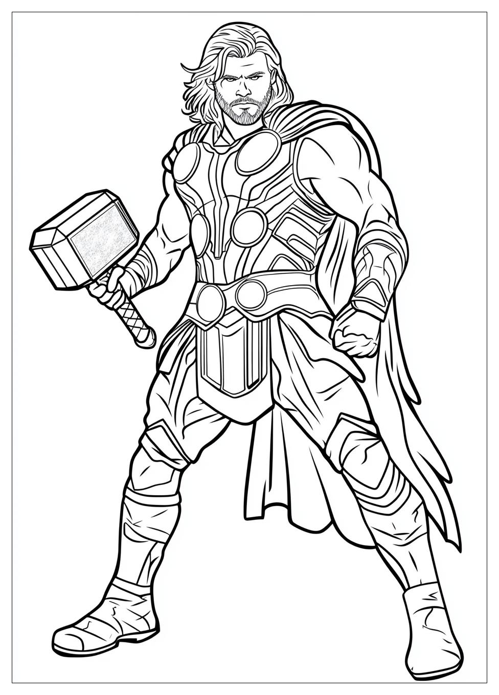Thor Színező 11