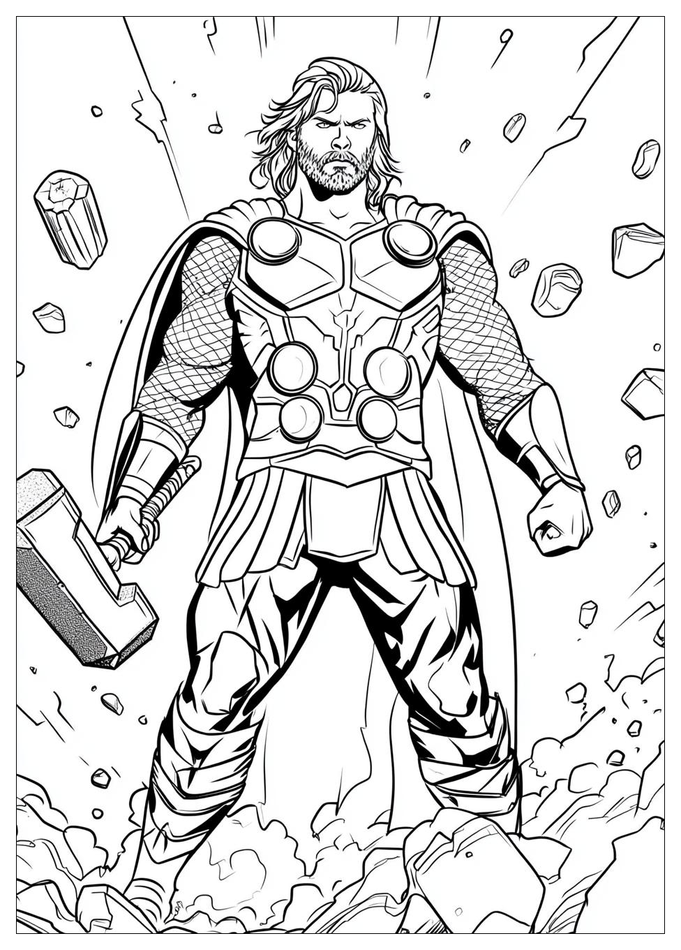 Thor Színező 12