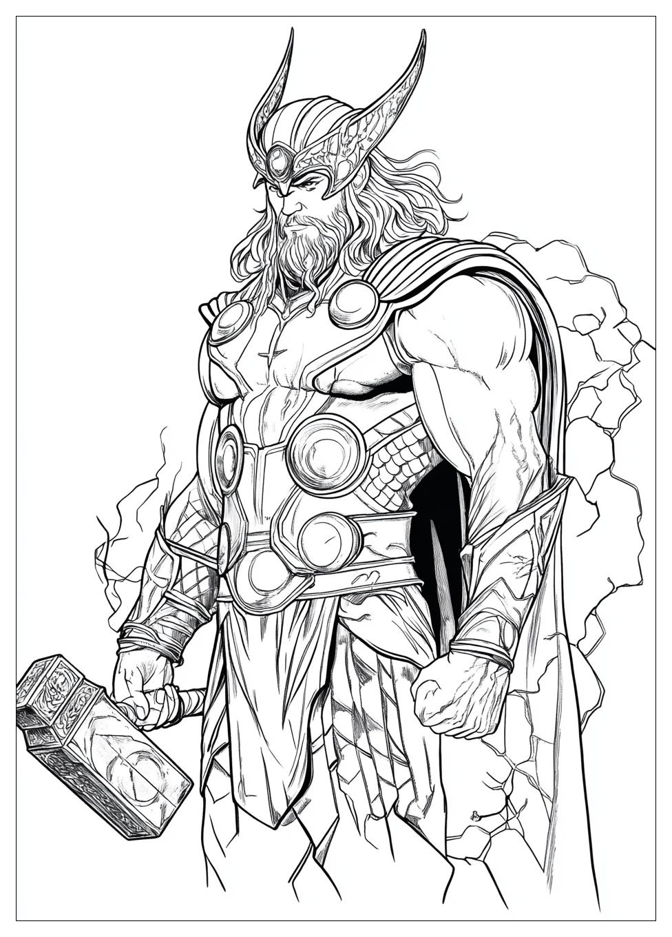 Thor Színező 16