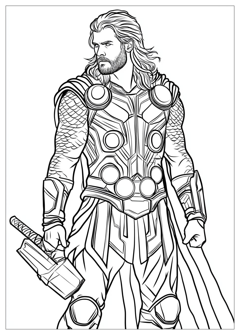 Thor Színező 21